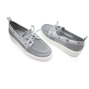 Kenneth Cole Women's Gray Mesh Sneakers